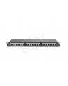 Lanberg Patch Panel 24 port 1U, kat. 5e, ekranowany, czarny - nr 17