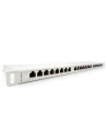 Lanberg Patch Panel 24 port 0.5U, kat. 6, ekranowany, szary - nr 1