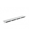 Lanberg Patch Panel 24 port 0.5U, kat. 5e, szary - nr 13