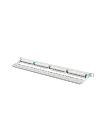 Lanberg Patch Panel 24 port 0.5U, kat. 5e, szary