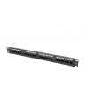 Lanberg Patch Panel 24 port 1U, kat. 5e, czarny - nr 10