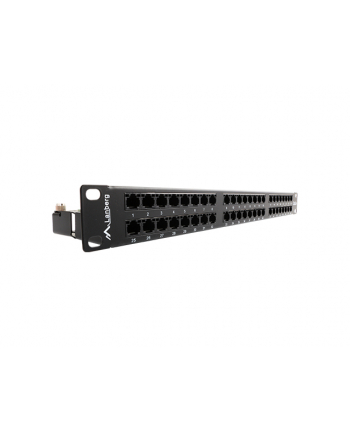 Lanberg Patch Panel 48 port 1U, kat. 5e, czarny