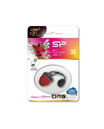 Pendrive Silicon Power Jewel J30 32GB USB 3.0 / USB 3.1  Red