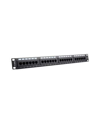 Lanberg Patch Panel 24 port 1U, kat. 5e, czarny nr 1