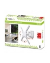 Techly Uchwyt ścienny do TV LCD/LED/PDP dwuprzegubowy 23-55'' 45 kg VESA biały - nr 2