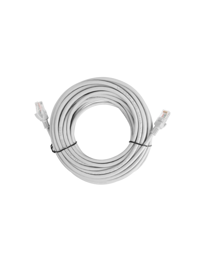 Patch cord kat.5E 5M szary Lanberg główny