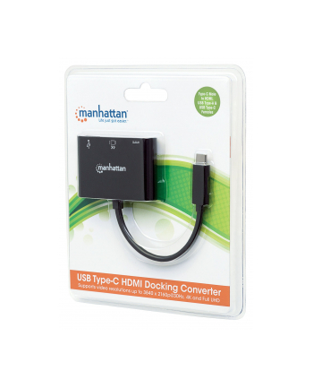 Manhattan USB-C 3.1 multiport adapter -> HDMI/USB-A/USB-C black