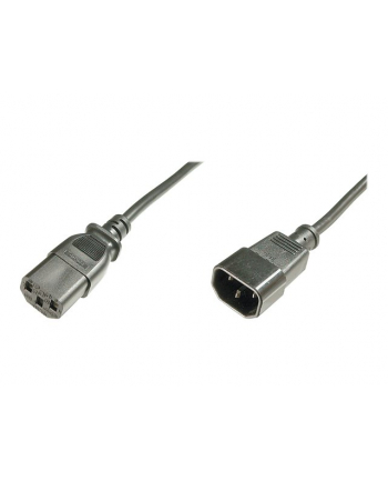 ASSMANN Kabel przedłużający zasilający Typ IEC C14/IEC C13 M/Ż czarny 1,2m