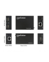 Manhattan Extender HDMI po skrętce Cat6/6a/7 1080p do 50m z czujnikiem IR PoE - nr 69