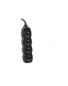 Listwa zasilająca TRACER PowerCord 3,0m (4 gniazda, czarna) - nr 2