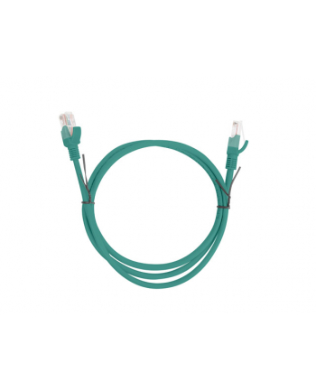 Patch cord kat.5E 1M zielony Lanberg