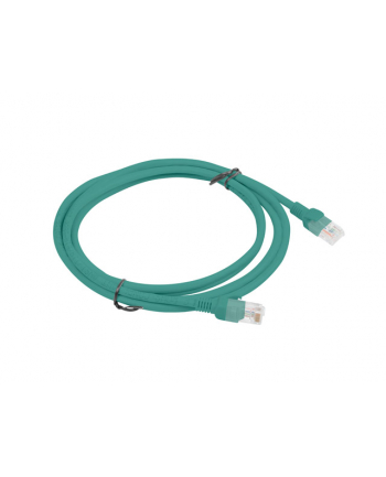 Patch cord kat.5E 2M zielony Lanberg