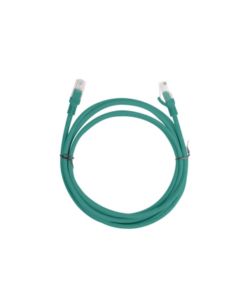 Patch cord kat.5E 2M zielony Lanberg