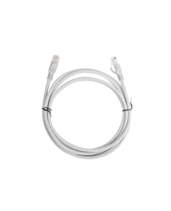 Patch cord kat.5E 2M szary Lanberg