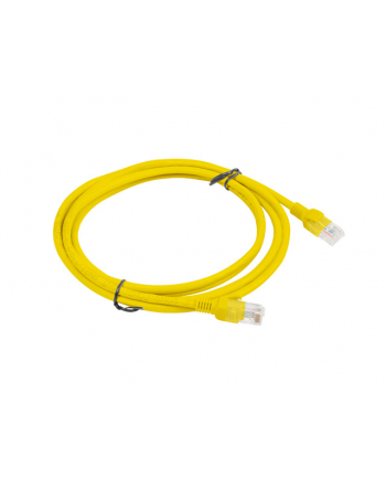 Patch cord kat.5E 2M żółty Lanberg