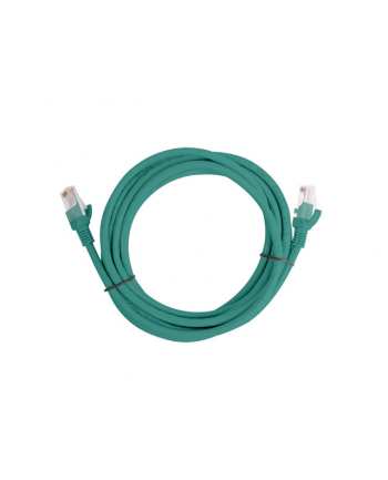 Patch cord kat.5E 3M zielony Lanberg