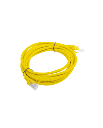 Patch cord kat.5E 3M żółty Lanberg