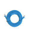 Patch cord kat.5E 10M niebieski Lanberg - nr 3