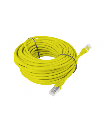 Patch cord kat.5E 15M żółty Lanberg