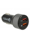 Delock ładowarka zapalniczka 12V/24V -> 1xUSB Qualcomm Quick Charge+1xUSB 2.4A - nr 10