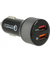 Delock ładowarka zapalniczka 12V/24V -> 1xUSB Qualcomm Quick Charge+1xUSB 2.4A - nr 9