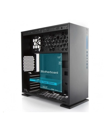IN WIN MID-TOWER 303, CZARNA, 2xUSB 3.0, 2xUSB 2.0, BEZ ZASILACZA, 12CM FAN nr 2