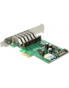 Delock Karta PCI Express > 6 x zewnętrzne + 1 x wewnętrzne USB 3.0 - nr 62