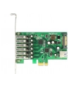 Delock Karta PCI Express > 6 x zewnętrzne + 1 x wewnętrzne USB 3.0 - nr 63