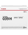 CANON toner CRG039 H high capacity - nr 25