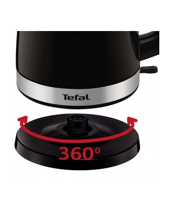 Czajnik elektryczny Tefal Delfini Plus KO150F30 (1 5l 2400W czarny)