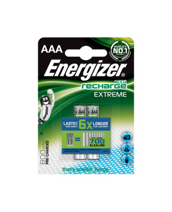Akumulator ENERGIZER Extreme, AAA, HR, 1,2V, 800mAh, 2szt. nr 1