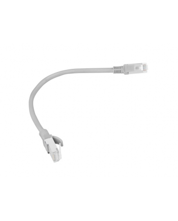 Lanberg Patchcord RJ45, kat. 6, UTP, 0.25m, szary