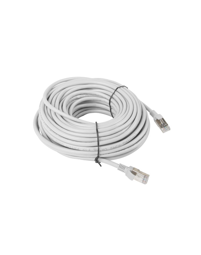 Lanberg Patchcord RJ45, kat. 6, UTP, 20m, szary główny