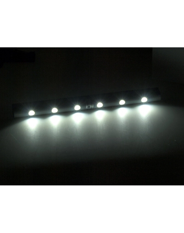 Maclean Lampka kuchenna podszafkowa z czujnikiem ruchu 6LED podłużna MCE123 5xAAA główny