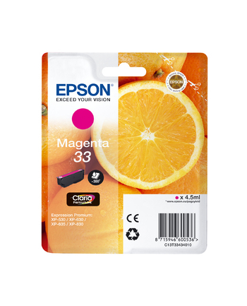 Premium Ink Epson Singlepack Magenta 33