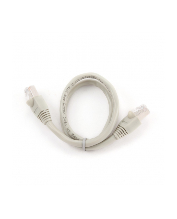 Gembird patchcord RJ45, osłonka zalewana, kat. 6, UTP, 0.5m, szary