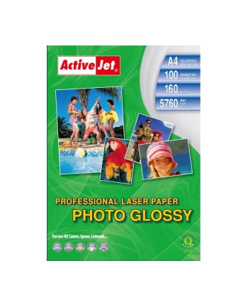 Papier fotograficzny błyszczący Activejet A4 100szt. 160g/m2 nr 1