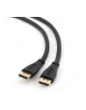 Gembird kabel DISPLAYPORT V1.2 M/M 3M GOLD 4K Czarny - nr 5