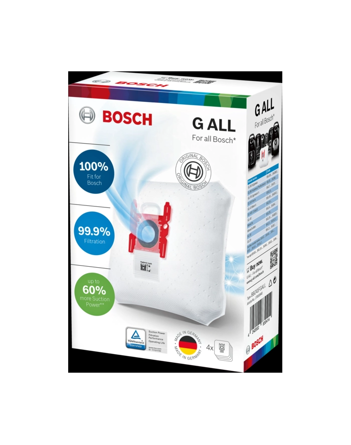 Worek do odkurzacza Bosch PowerProtect typ G ALL główny