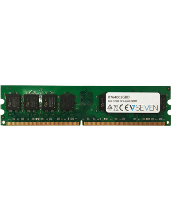 V7 2GB DDR2 800MHZ CL6 2GB, DDR2, PC2-6400, 800Mhz, DIMM