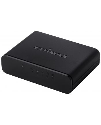 Edimax 5 Port Fast Ethernet Switch, Desktop, 10/100Mbps, black