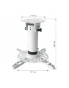 Techly Uchwyt sufitowy do projektora 20 cm, 15 kg, biały - nr 10