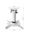 Techly Uchwyt sufitowy do projektora 20 cm, 15 kg, biały - nr 20