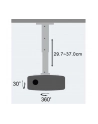 Techly Uchwyt sufitowy do projektora 30/37 cm, 15 kg, srebrny - nr 7