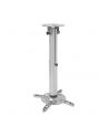 Techly Uchwyt sufitowy do projektora 50-77 cm, 15 kg, srebrny - nr 1