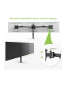 Techly Potrójne ramię biurkowe do LED/LCD 13''-24'' VESA 3x10 kg regulowane - nr 30