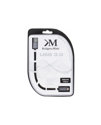 Lechpol Zbigniew Leszek Kabel USB wtyk 3.0V - wtyk typu C 5G 1.5m Kruger&Matz