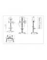 Manhattan Stojak mobilny do TV LCD/LED/PDP 37''-70'' 50kg VESA PIVOT pochylany - nr 40