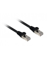 Sharkoon kabel sieciowy RJ45 CAT.6a SFTP LSOH czarny 0,25m - HalogenFree - nr 1