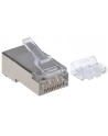 Intellinet Network Solutions Intellinet Wtyk modularny RJ45 8P8C Cat6A STP na drut i linkę słoik 70 szt - nr 11